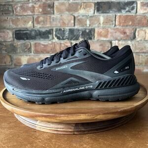 Brooks Adrenaline GTS 23 Supportive Womens 9.5 Black Road Running Shoes Sneakers